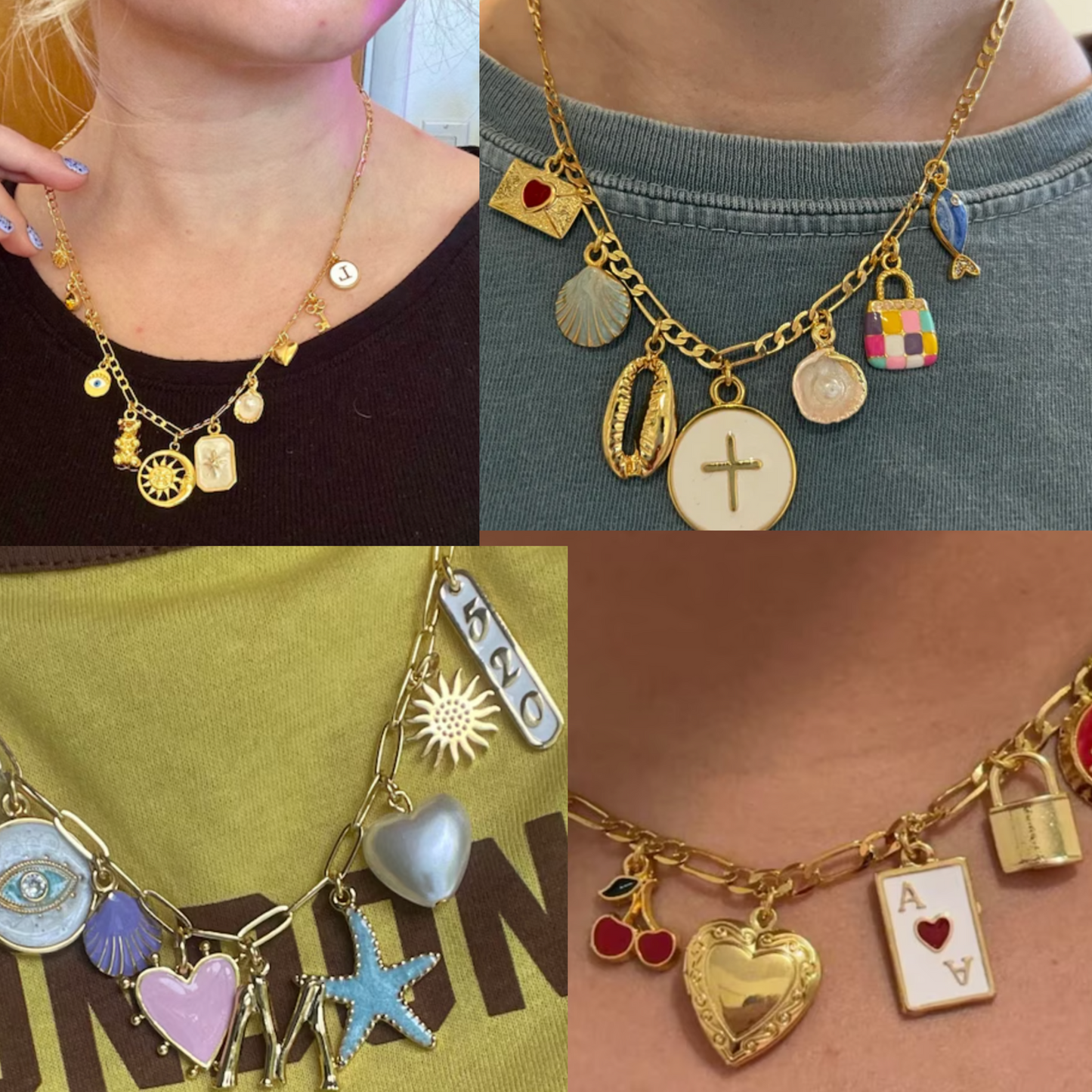 Build Your Own Charm Necklace (Matching Bracelet Comes FREE)