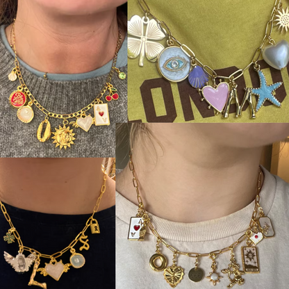 Build Your Own Charm Necklace (Matching Bracelet Comes FREE)